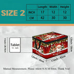 Large Foldable Christmas Storage Box with Lid | Santa Design Foldable Storage Box Richie's M 1 Piece