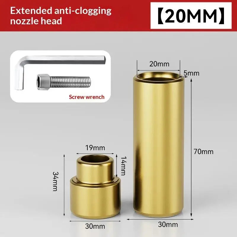Extended Non-Stick PPR Hot Melt Die Head – 70mm Pipe Welder Pipe Welding Tool Richie's 20mm