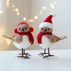 Foam Bird Christmas Tree Hanging Ornament – Red & White Christmas Ornament Richie's