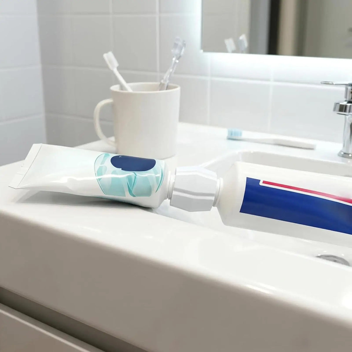 Toothpaste Refill Adapter – Reusable Travel Tube Connector Tube Refill Adapter Richie's
