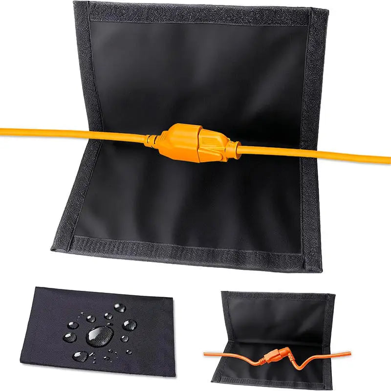 Weatherproof Extension Cord Cover – Heavy-Duty Plug Protector Cord Cover Protector Richie's