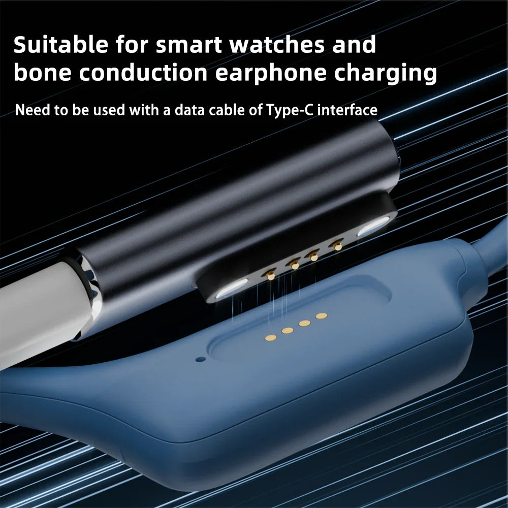 USB-C Magnetic Charging Adapter for Shokz Headsets – 2-Pin/4-Pin Charging Adapter Richie's