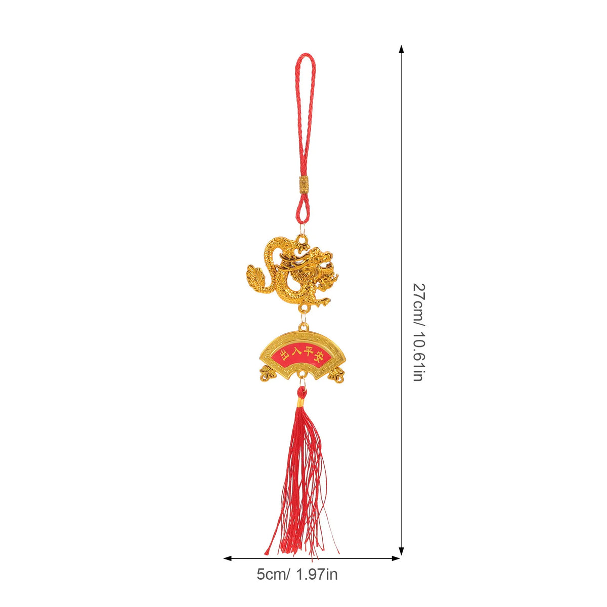 10Pcs Chinese New Year Dragon Hanging Ornaments Spring Festival Holiday Hanging Ornaments Richie's
