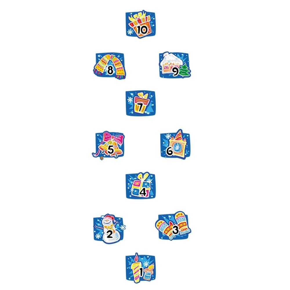 Multicolor Hopscotch Game Floor Stickers – Self-Adhesive PVC Kids Floor Sticker Game Richie's ZSZ3009
