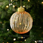 Sequin Christmas Bauble Shatterproof Hollow Plastic Xmas Ornament Christmas Ornament Richie's E