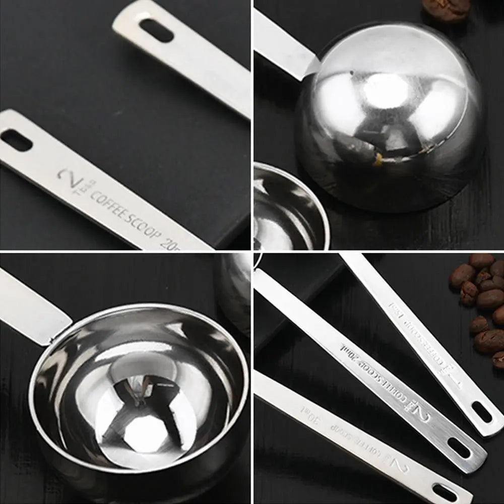 Stainless Steel Measuring Spoon Coffee & Powder Scoop 5–30ml Measuring Spoon Richie's