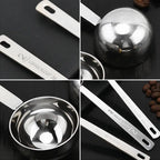Stainless Steel Measuring Spoon Coffee & Powder Scoop 5–30ml Measuring Spoon Richie's