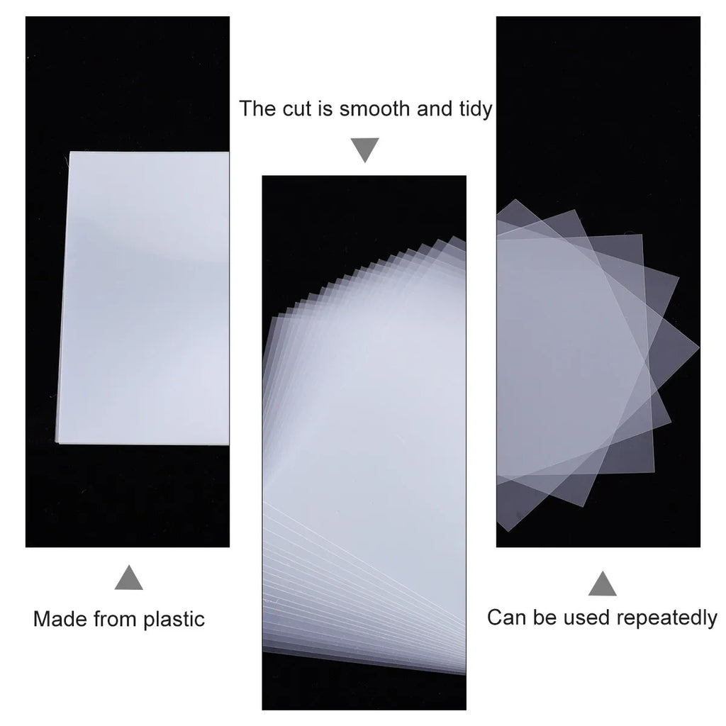 20Pcs Reusable Transparent Ironing Paper Templates for Bead Crafts Craft Ironing Templates Richie's