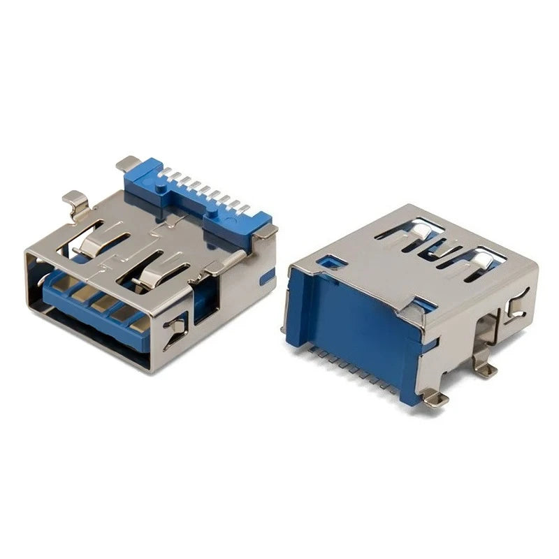 5-Pack USB 3.0 Female Sockets – 90° & 180° Type-A & Type-B USB Connector Socket Richie's