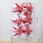 8CM Glitter Christmas Ball Ornaments Set of 6 – Foam Candy Spheres Christmas Ball Ornaments Richie's