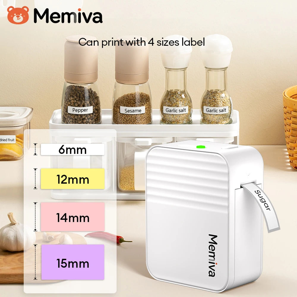 Memiva A1 Wireless Bluetooth Label Printer – iOS & Android Wireless Label Printer Richie's