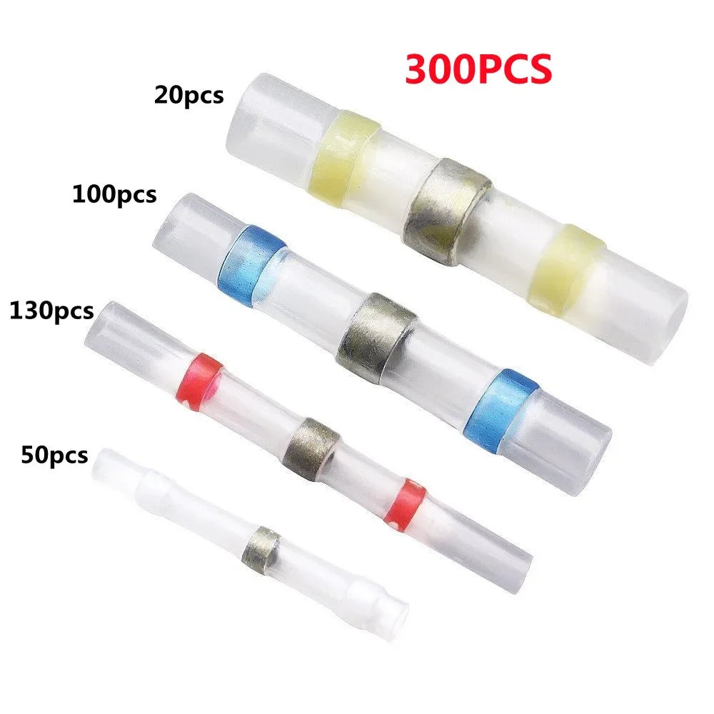 Heat Shrink Solder Wire Connectors Waterproof 50–300 Pcs Wire Connectors Richie's 300PCS bag