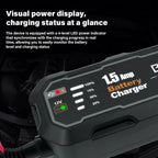 12V Auto Battery Charger & Maintainer with LED – Automotive & Marine Battery Charger Maintainer Richie's