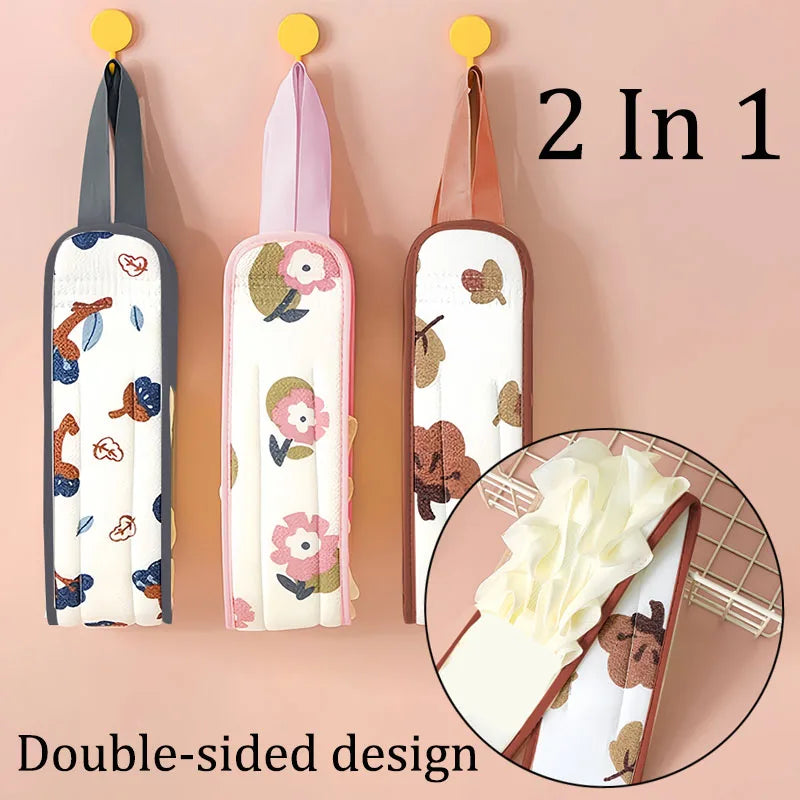 2-in-1 Double-Sided Back Scrubber & Loofah Exfoliating Bath Tool Bath Body Scrubber Richie's
