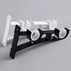 2 Pack Double Curtain Rod Brackets – Aluminum Alloy Wall Mount Curtain Rod Brackets Richie's