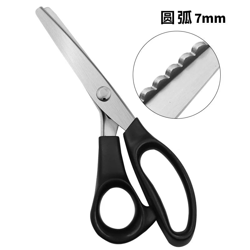 Wave Lace Pinking Scissors 3/5/7mm – Stainless Steel Shears Pinking Shears Richie's Arc 7MM