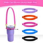 Silicone Drawstring Ring Bottle Sleeve & Cup Handle Strap Bottle Sleeve Strap Richie's