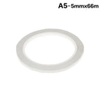 Self-Adhesive Grid Marking Tape 5/8mm 66M – PET Positioning Tape Marking Tape Richie's 5mm White