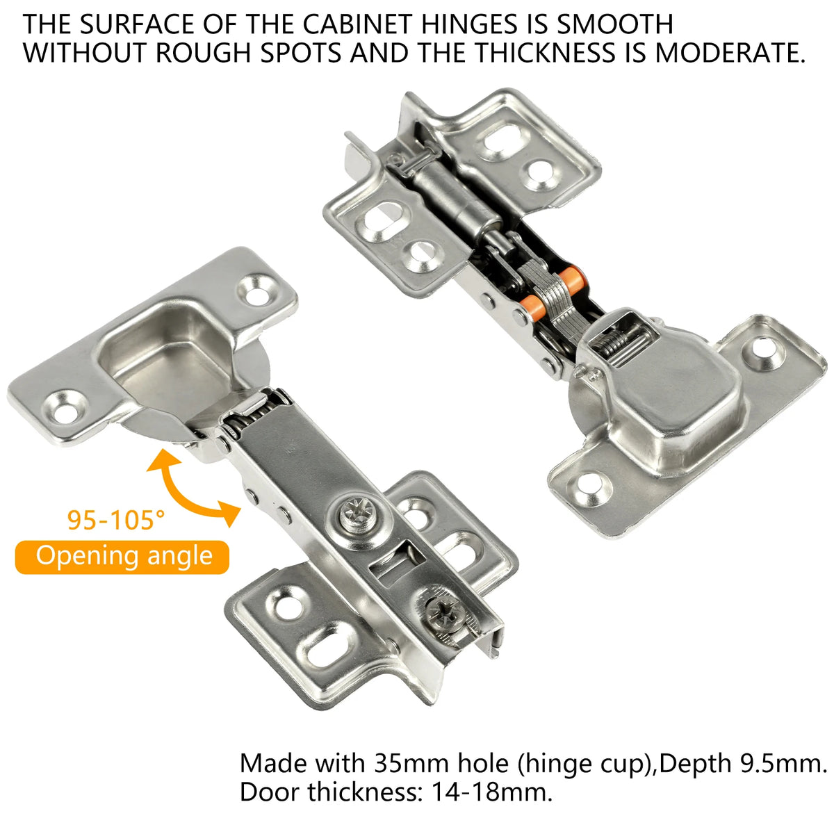 Soft Close Cabinet Hinges Concealed Steel 10/20 Pack Cabinet Door Hinges Richie's