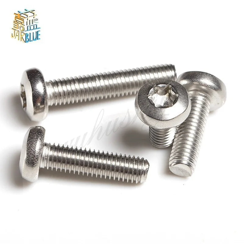 SUS304 Torx Pan Head Security Screws M1.4–M8 | 5/10/50 Pack Security Machine Screws Richie's