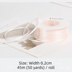 2mm Double-Sided Satin Ribbon 45m Roll – Gift & Craft Craft Satin Ribbon Richie's 1 L