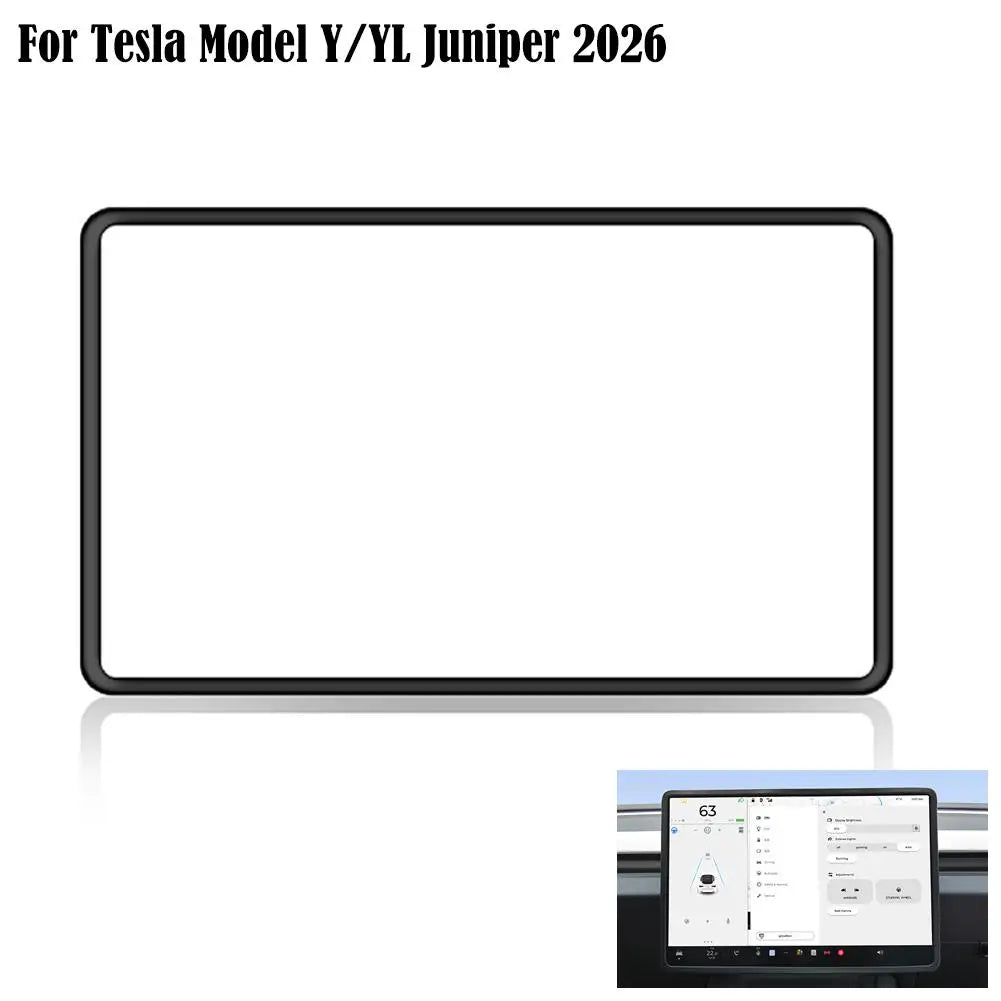 Tesla Model Y Juniper 2026 16" Screen Protector Silicone Frame Screen Protector Frame Richie's A