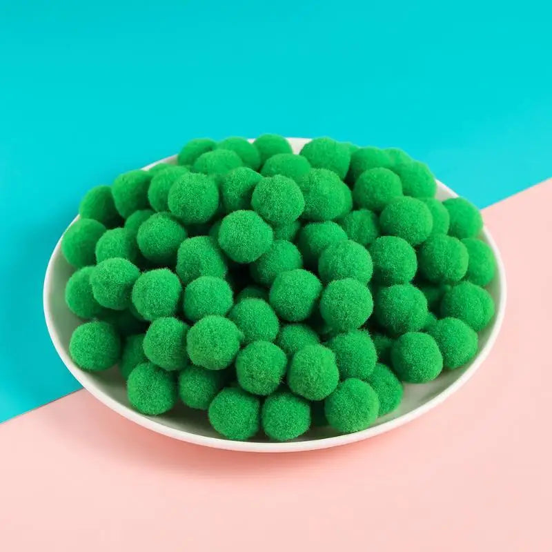 50Pcs Multicolored Polyester Pom Pom Balls – DIY Craft Supplies DIY Craft Pom Poms Richie's A17