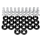 20pcs M6x15mm CNC Aluminum Fender Washer Bolt Engine Bay Kit Automotive Dress Up Bolts Richie's