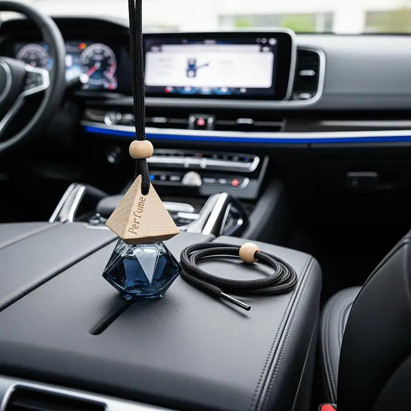 Refillable Glass Car Aromatherapy Diffuser Bottle 8ml Pendant Aromatherapy Diffuser Bottle Richie's
