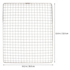 Stainless Steel BBQ Grill Basket Rack 26x32cm – Multi-Purpose BBQ Grill Rack Richie's