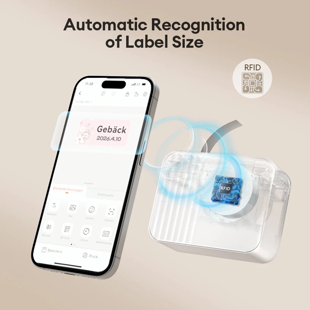 Memiva A1 Wireless Bluetooth Label Printer – iOS & Android Wireless Label Printer Richie's