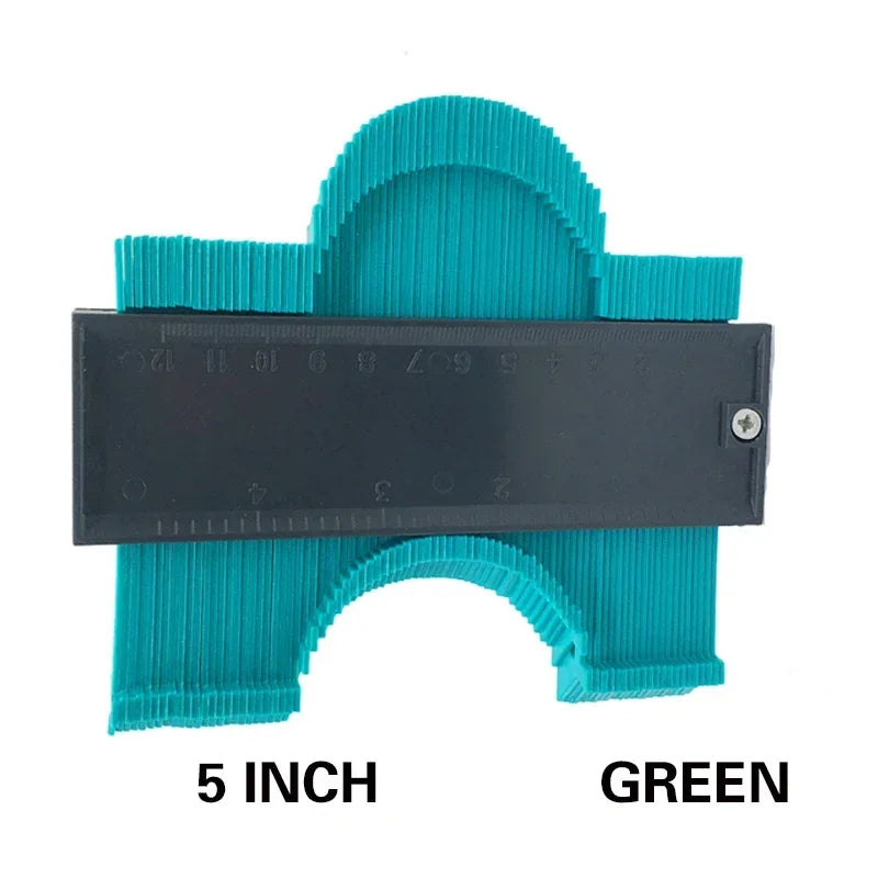 Contour Profile Gauge Duplicator – 5" & 10" Woodworking Tool Contour Profile Gauge Richie's 5 Inch Green