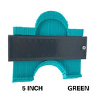 Contour Profile Gauge Duplicator – 5" & 10" Woodworking Tool Contour Profile Gauge Richie's 5 Inch Green