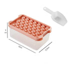 Round Ice Sphere Mold Tray with Scoop – Whiskey Ball Maker Ice Sphere Mold Richie's Pink