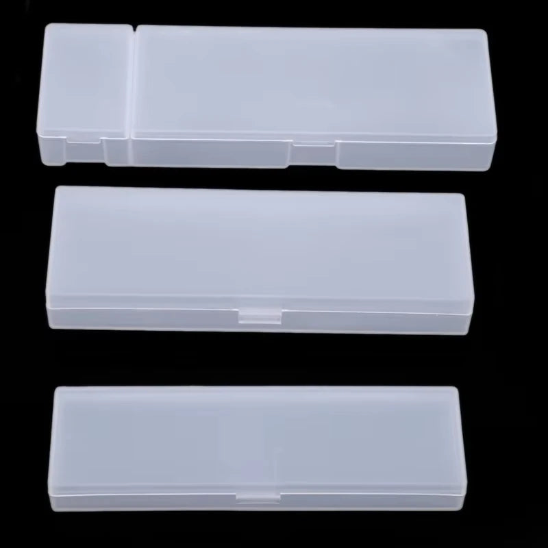 Frosted Matte Plastic Pencil Case – Clear Pen Storage Box Pencil Case Richie's