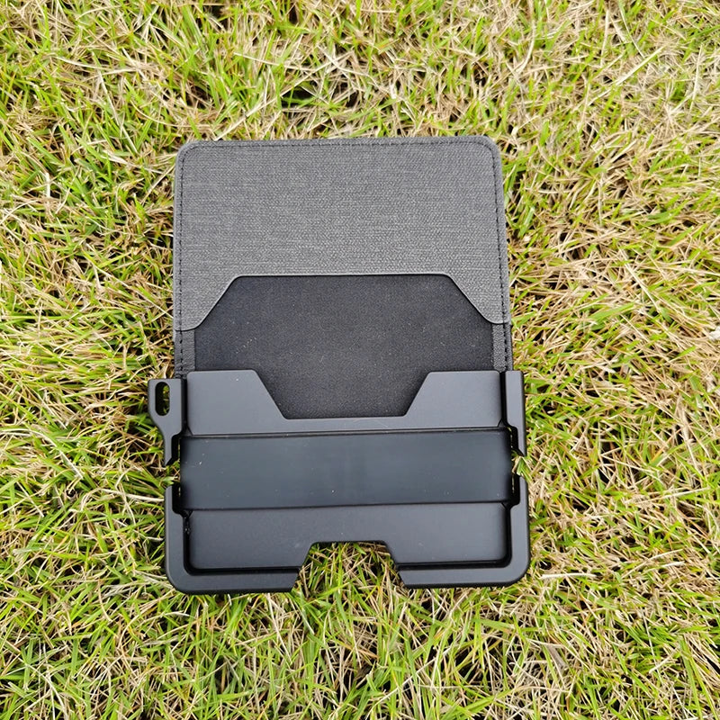 Zeeker Slim RFID Bifold Wallet for Men – Aluminum Money Clip Men's Bifold Wallet Richie's black 1