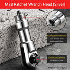Alloy Steel Ratchet Wrench Head – High Torque Bidirectional Drive Ratchet Wrench Head Richie's Silver