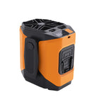 Portable Neck Fan with Power Bank & LED Light | 5-Speed Wearable Neck Fan Richie's orange