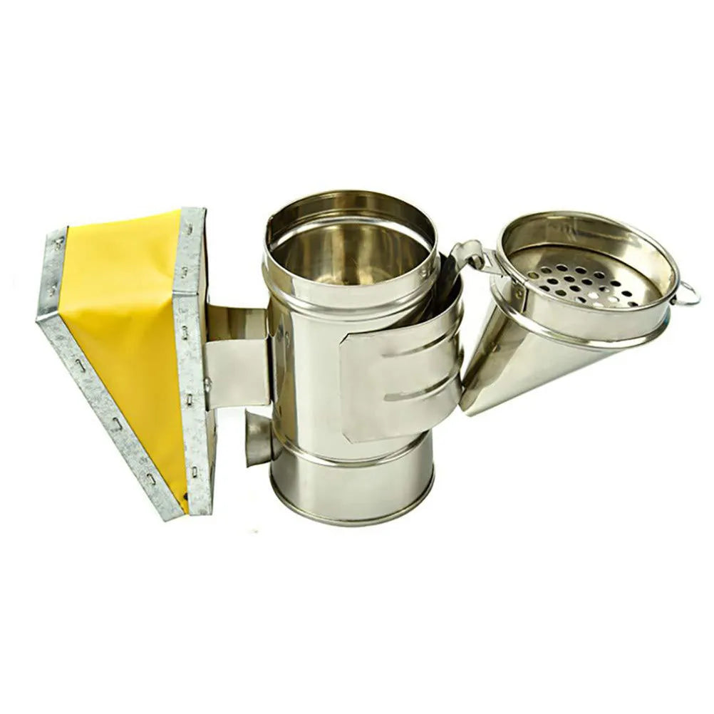 Stainless Steel Bee Hive Smoker with Heat Shield & Nozzle Bee Hive Smoker Richie's Default Title