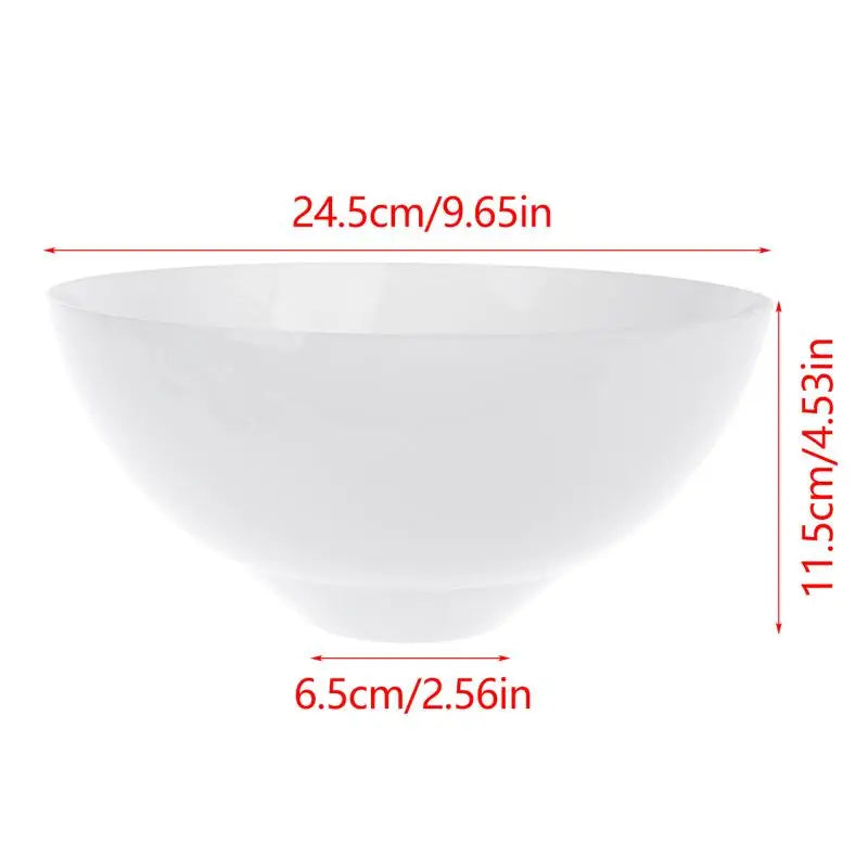 White PP Bowl Lamp Shade 245mm E27 Replacement Cover Lamp Shade Richie's White