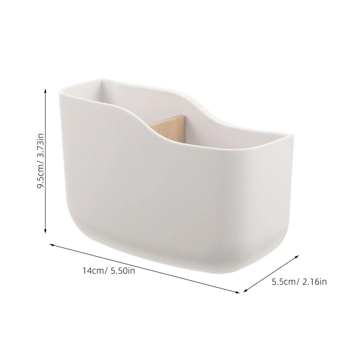 Wall Mount Remote Control Holder 2-Slot Adhesive Organizer Box Remote Control Organizer Richie's