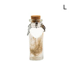 Pet Memorial Bottle – Fur Keepsake Jar with Silver Charms Pet Memorial Keepsake Richie's L