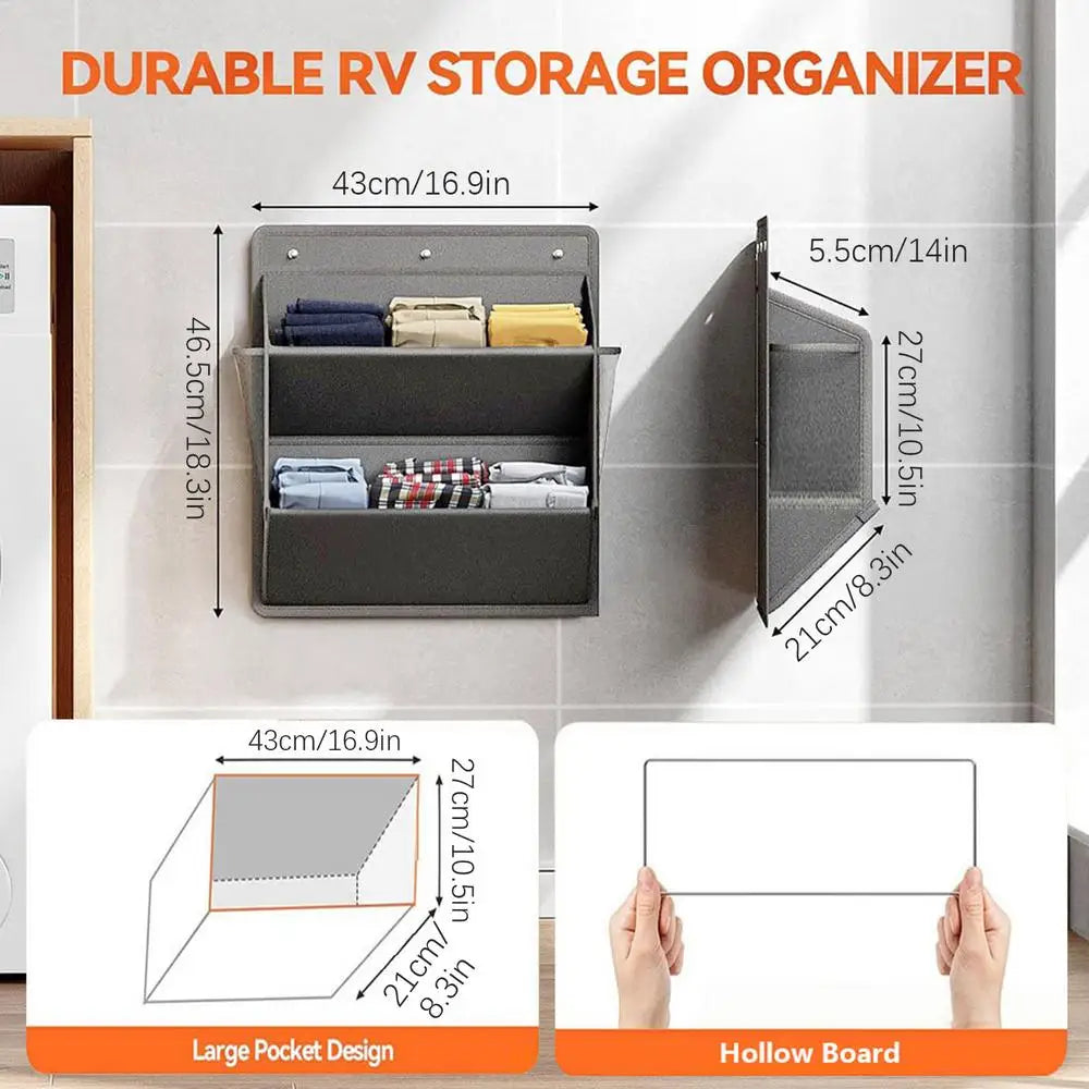 RV Wall Shoe Rack Adhesive Organizer – Space-Saving Storage Wall Shoe Organizer Richie's Green