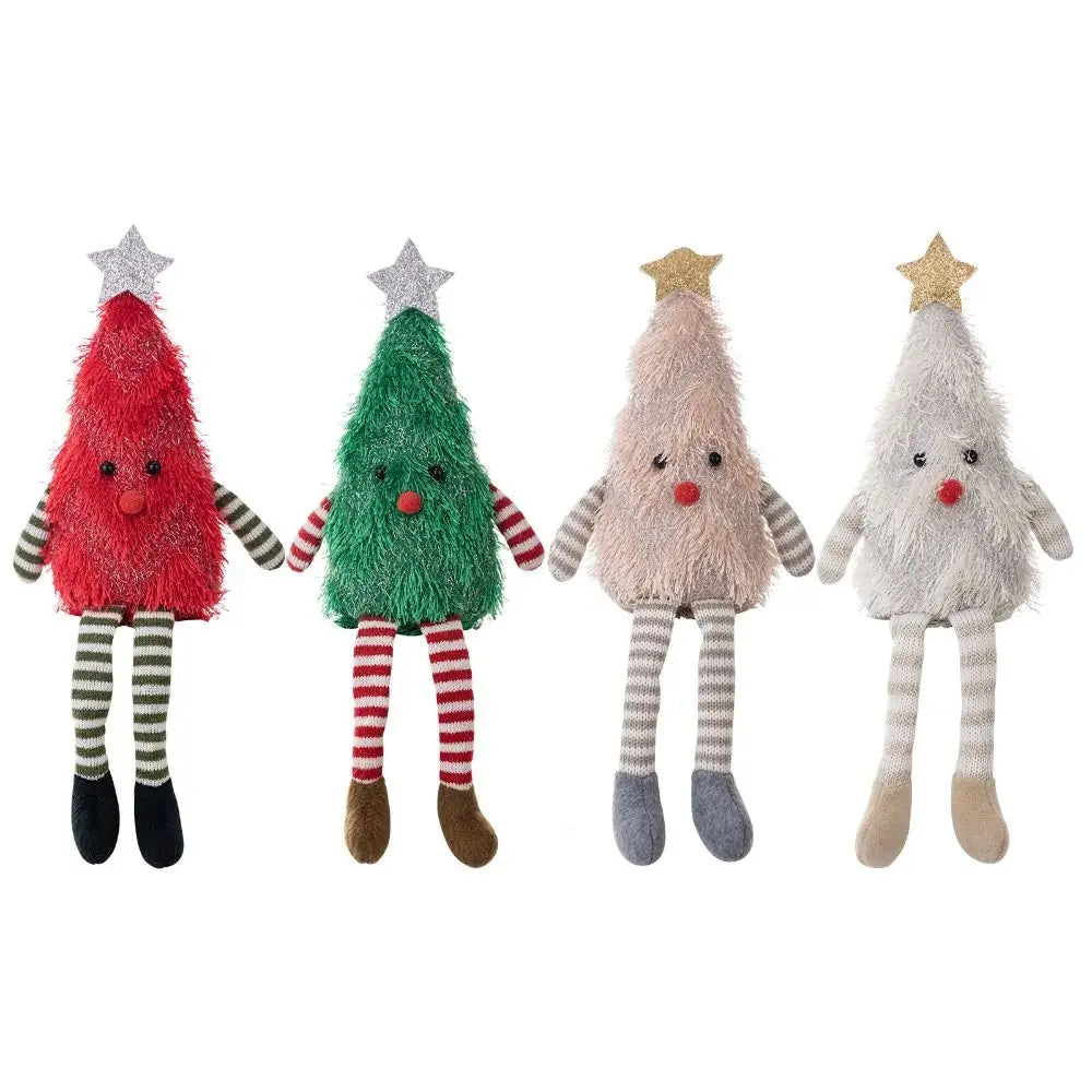Fluffy Christmas Tree Figurine – LED Glowing Xmas Décor Christmas Figurine Richie's