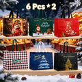 12-Pack Extra Large Christmas Gift Bags – Reusable Non-Woven Tote Christmas Gift Bags Richie's 12 Pcs