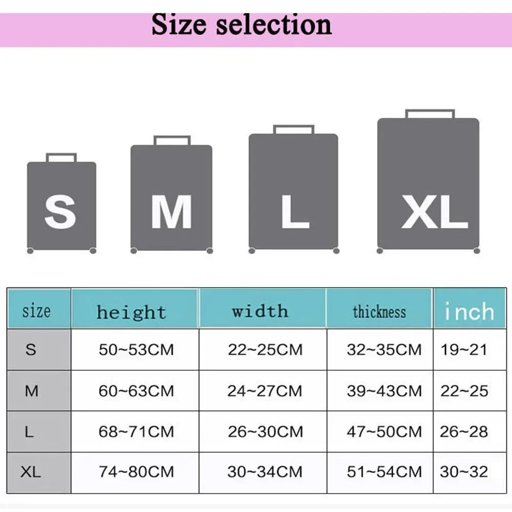 Stretch Luggage Cover Suitcase Protector 18–32 Inch | Polyester Luggage Cover Richie's