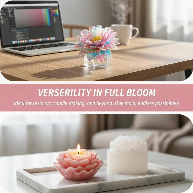 3D Silicone Artificial Flower Décor – BPA-Free, Lifelike Artificial Flower Decor Richie's