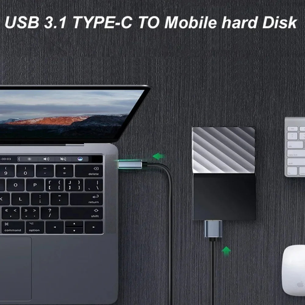 USB 3.0 Type-C to Micro-B Hard Drive Cable | Data Sync Cord USB Hard Drive Cable Richie's