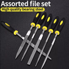 6-Piece Mini Needle File Set – Steel Woodworking & Metal Files Needle File Set Richie's