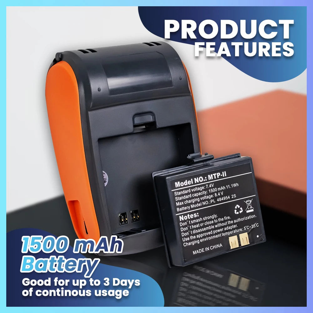 GOOJPRT PT-210 58mm Bluetooth Thermal Printer | Android iOS Bluetooth Thermal Printer Richie's
